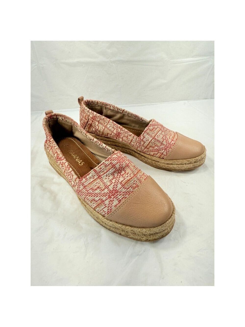 Kaanas Multicolored Espadrille Slip On Flats Women's Size 6.5US 37EU